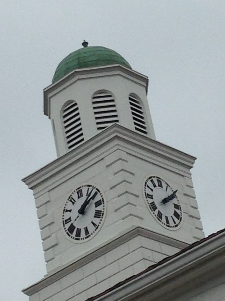 clock tower on top of City Hall
